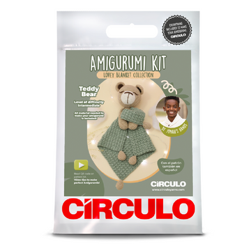 Circulo Amigurumi Kit | Lovey Blanket | Teddy Bear