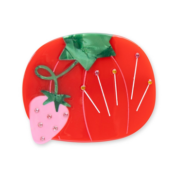 Sarah Hearts French Barrette Hair Clip | Tomato Pincushion