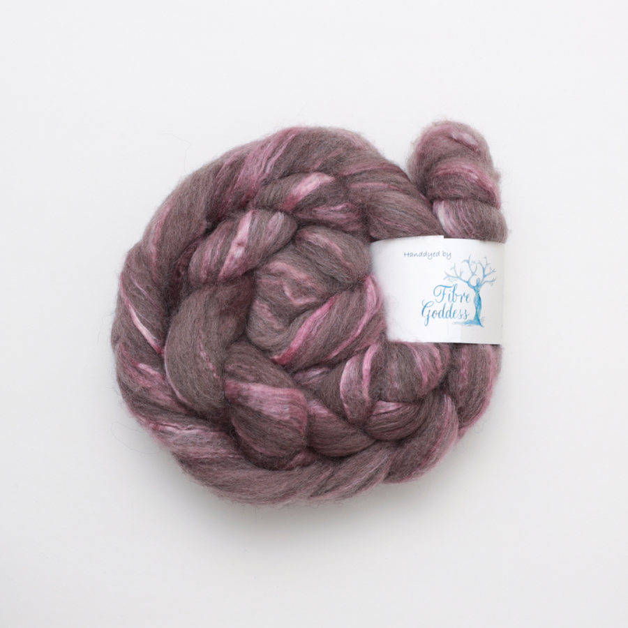 Fibre Goddess Grey Shetland/Silk