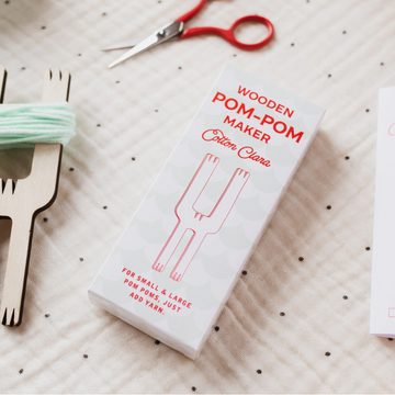 Cotton Clara Wooden Pom Pom Maker