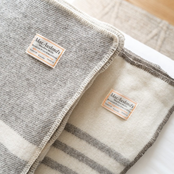 MacAusland's Woolen Mill Throw Blanket