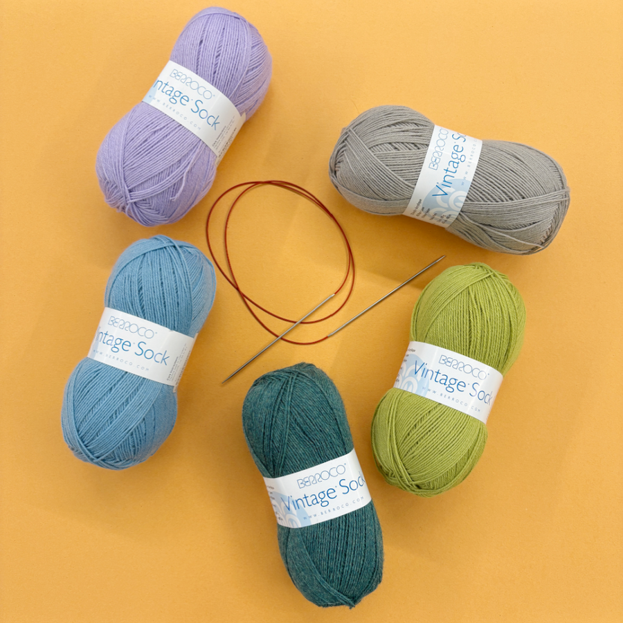 Magic Loop Toe Up Socks