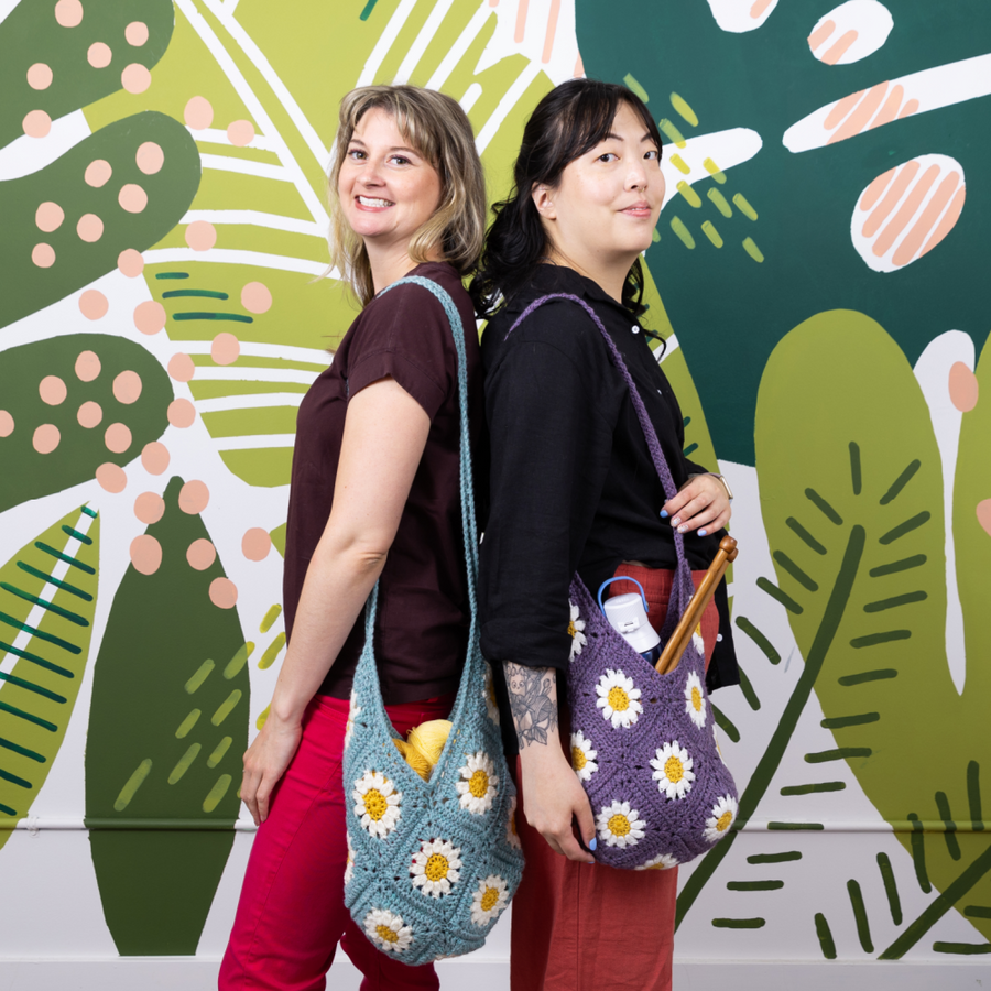 Crochet daisy bag hotsell