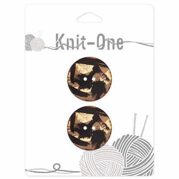Knit-One Buttons - 1 1/8 in.