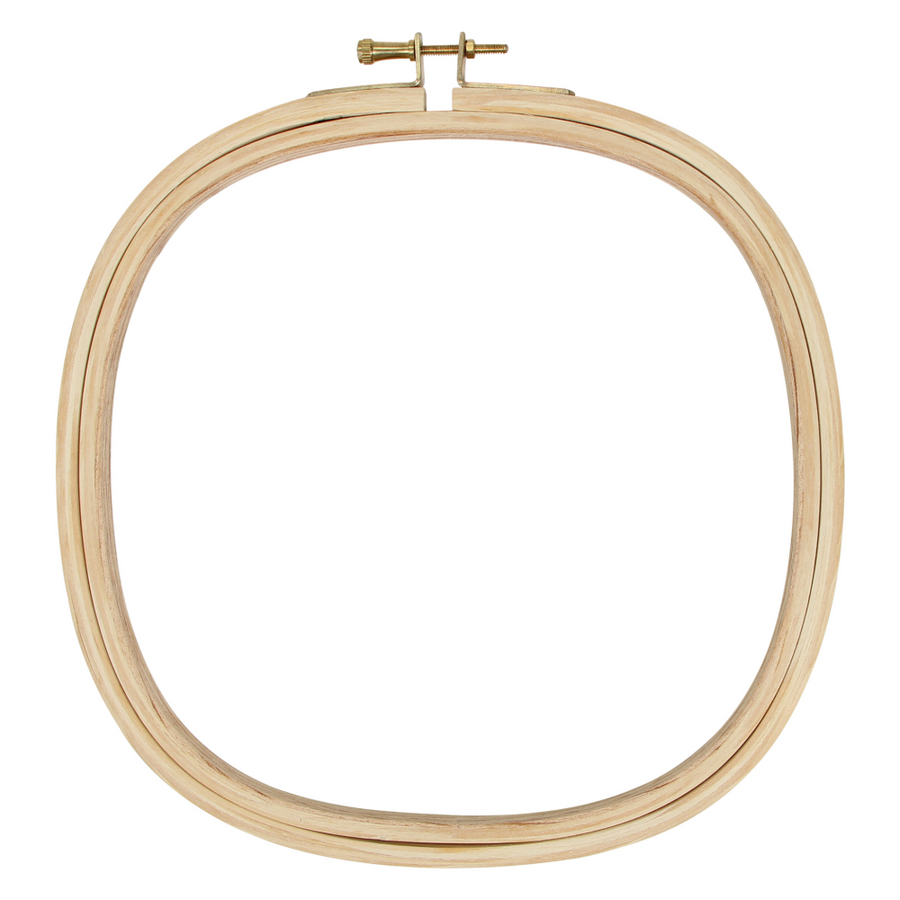 Wooden Embroidery Hoop - Square