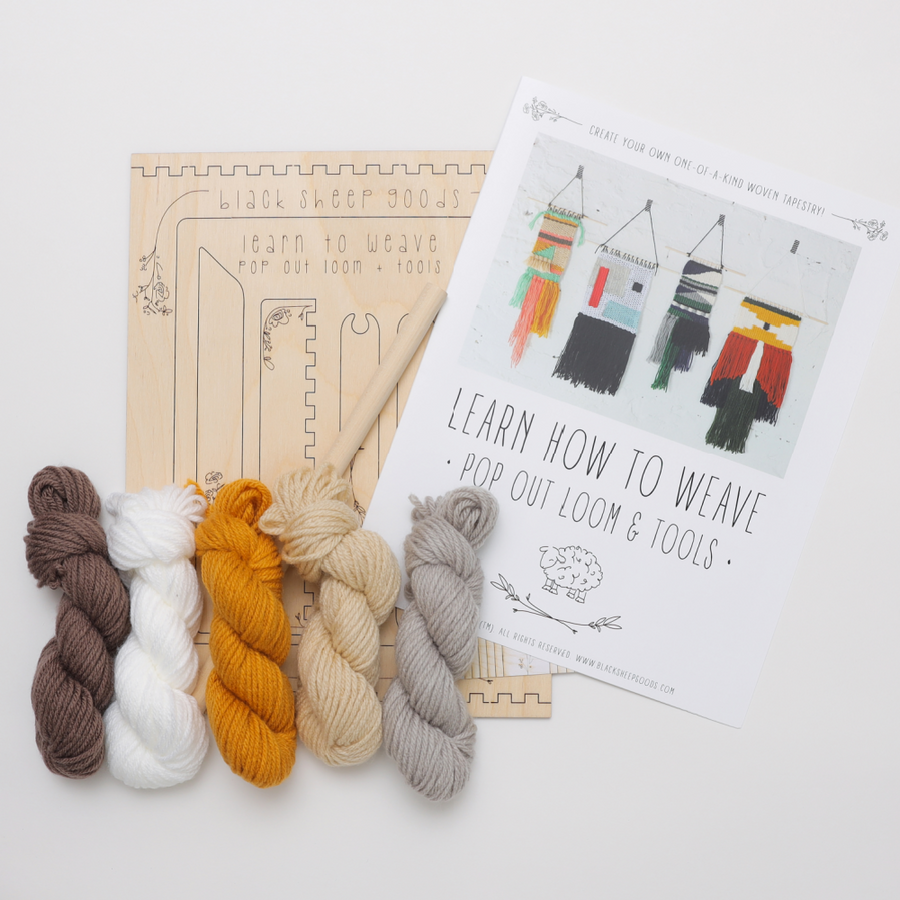 Black Sheep Goods - Pop Out Weaving Kit