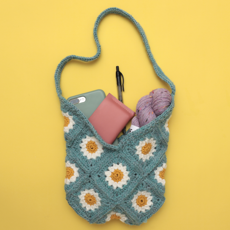 Crochet Level 3: Summer Days Daisy Bag