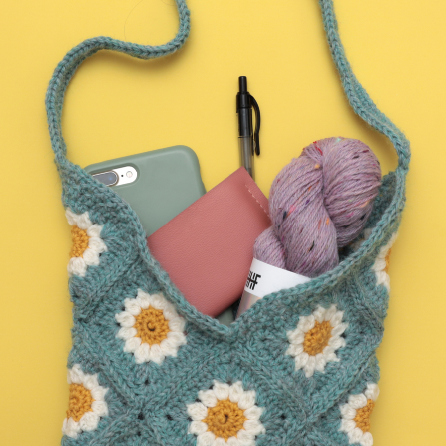 Crochet Level 3: Summer Days Daisy Bag