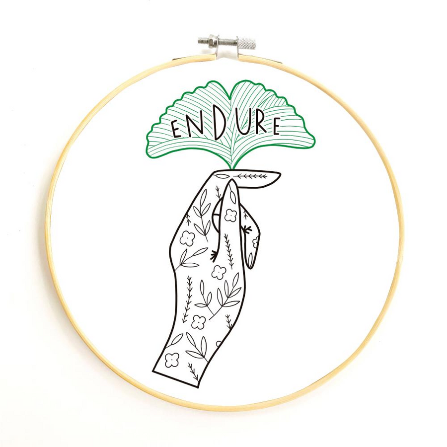 Gingiber Embroidery Kit - Endure