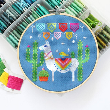 Diana Watters Fiesta Llama Cross Stitch Kit