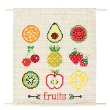 Diana Watters Fruit Sampler Cross Stitch Kit