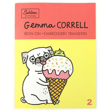 Gemma Correll Iron On Embroidery Transfers