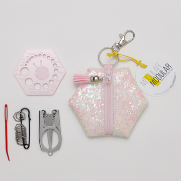 ModularModular Hexagon Knitting Kit | Glitters