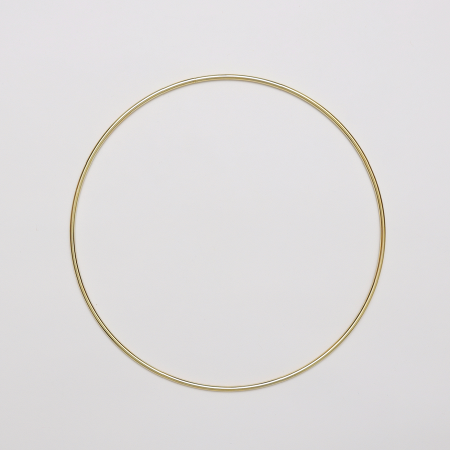 9 in. Brass Hoop