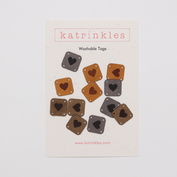 Katrinkles Faux Suede Square Tags