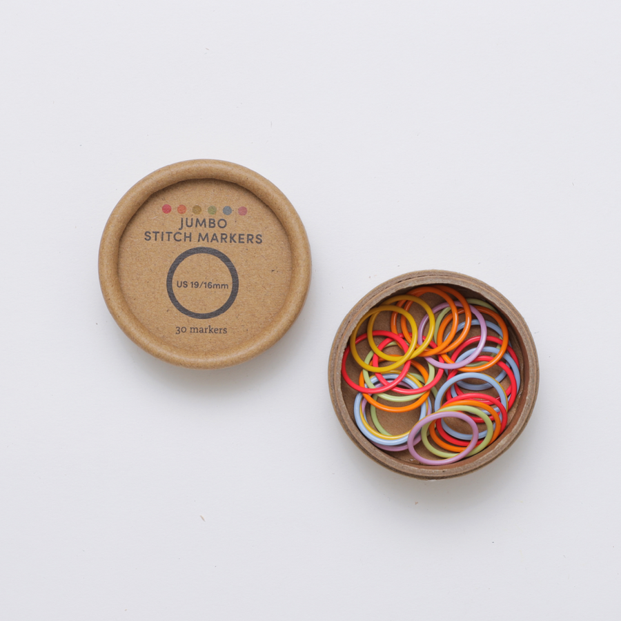 Cocoknits Coloured Ring Stitch Markers - Jumbo