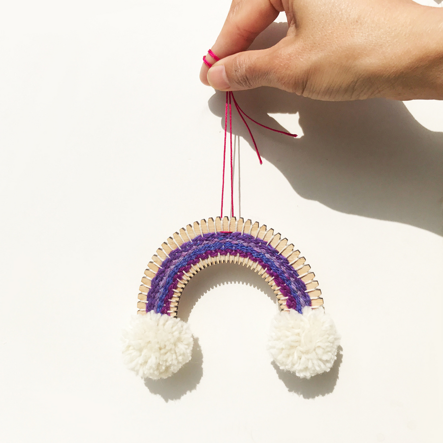 LOOME Mini Rainbow Weaving Loom