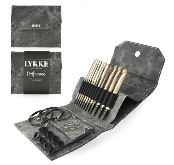 Lykke Driftwood Interchangeable Tunisian Crochet Set