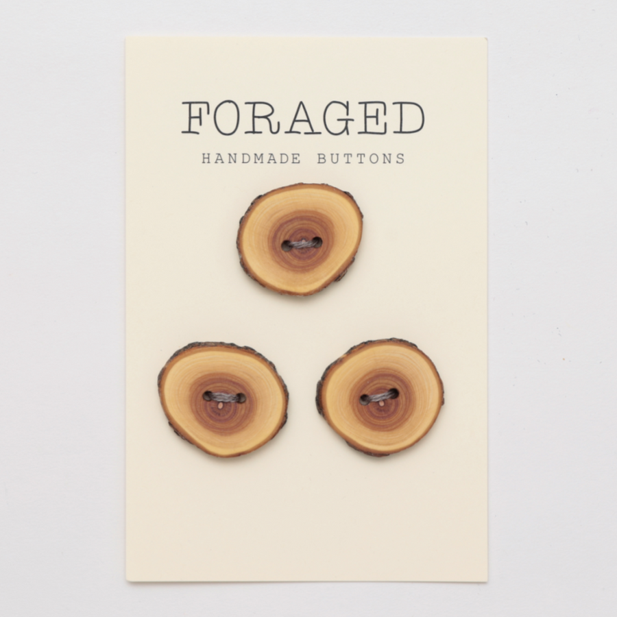 Foraged Handmade Buttons | Med x 3