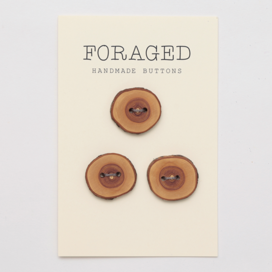 Foraged Handmade Buttons | Med x 3