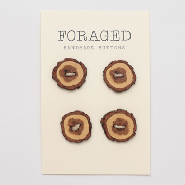 Foraged Handmade Buttons | Med x 4