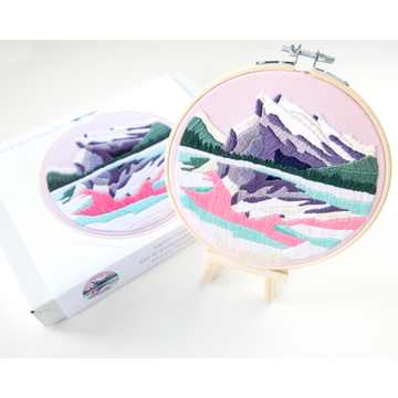 Anna Angiel Embroidery Kit | Mount Rundle