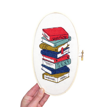 Junebug and Darlin Reading is Sexy Cross Stitch Kit