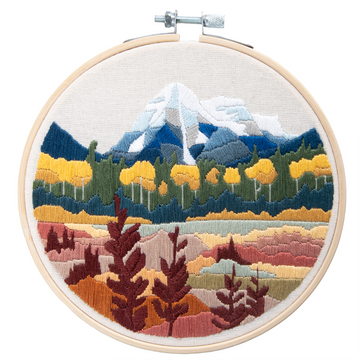 Anna Angiel Embroidery Kit | Mount Robson