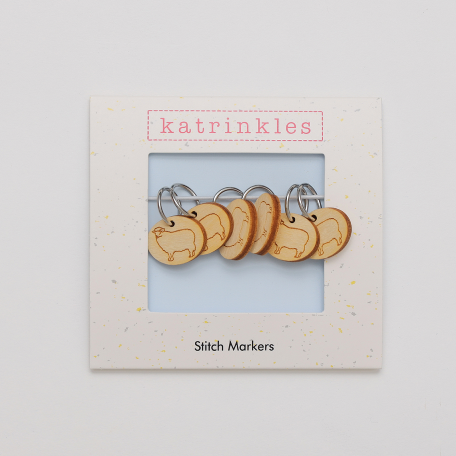 Katrinkles Stitch Marker Set | Sheep