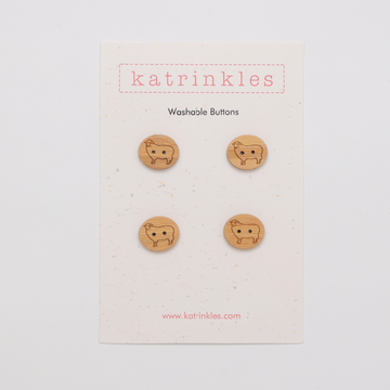 Katrinkles 3/4 in. Sheep Buttons
