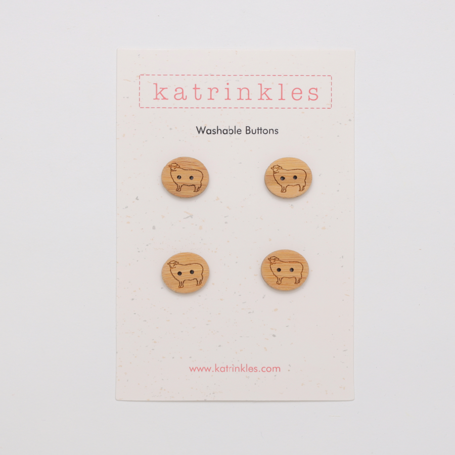 Katrinkles 3/4 in. Sheep Buttons
