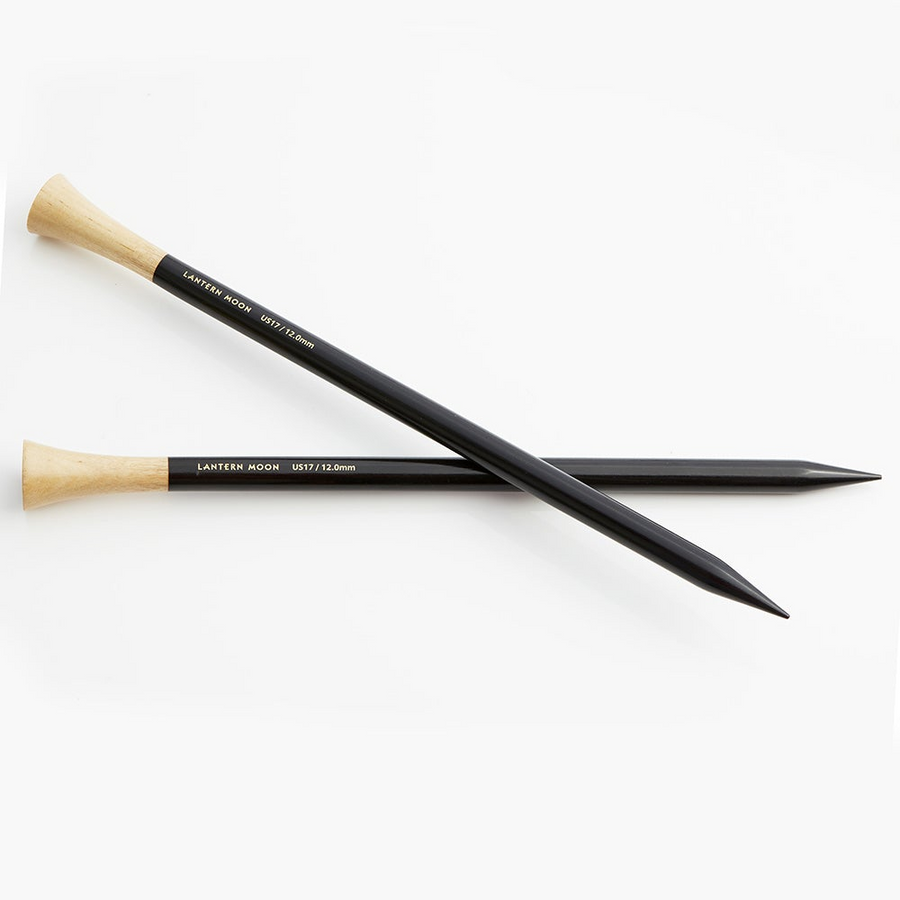 Lantern Moon Ebony Straight Needles | 10 in.