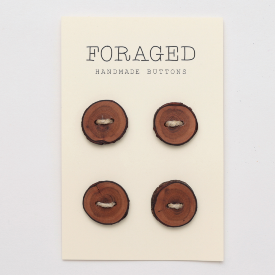 Foraged Handmade Buttons | Small x 4