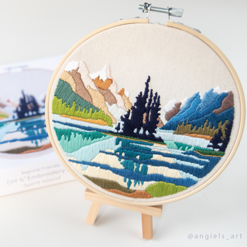 Anna Angiel Embroidery Kit | Spirit Island