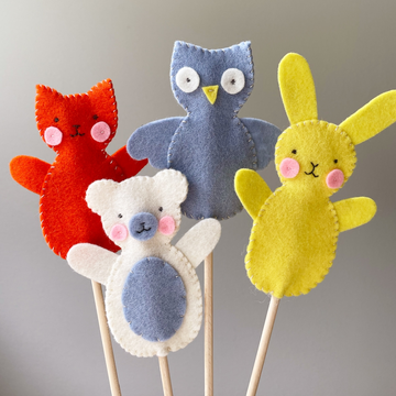 Fair Play Projects Animal Stick Puppets Kit