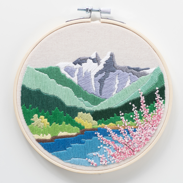 Anna Angiel Embroidery Kit | The Lions