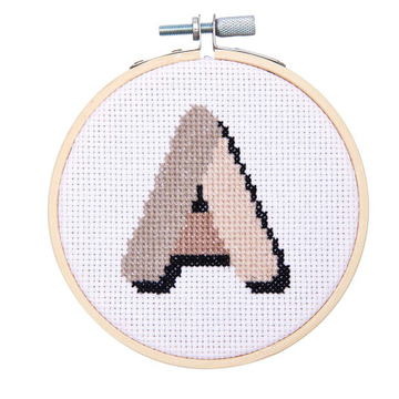 Mini Cross Stitch Kit: Alphabet