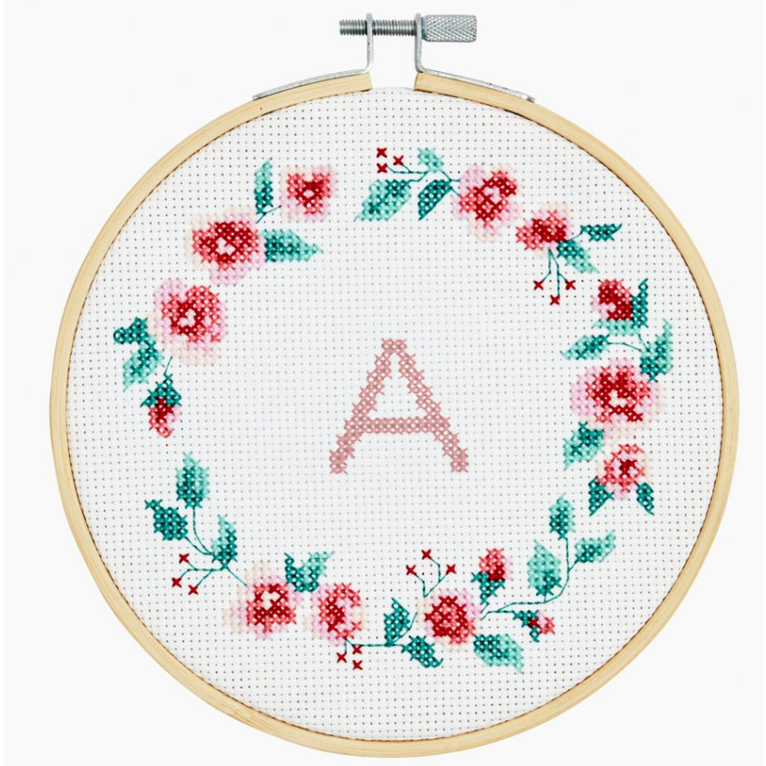 DMC Monogram Cross Stitch Kit