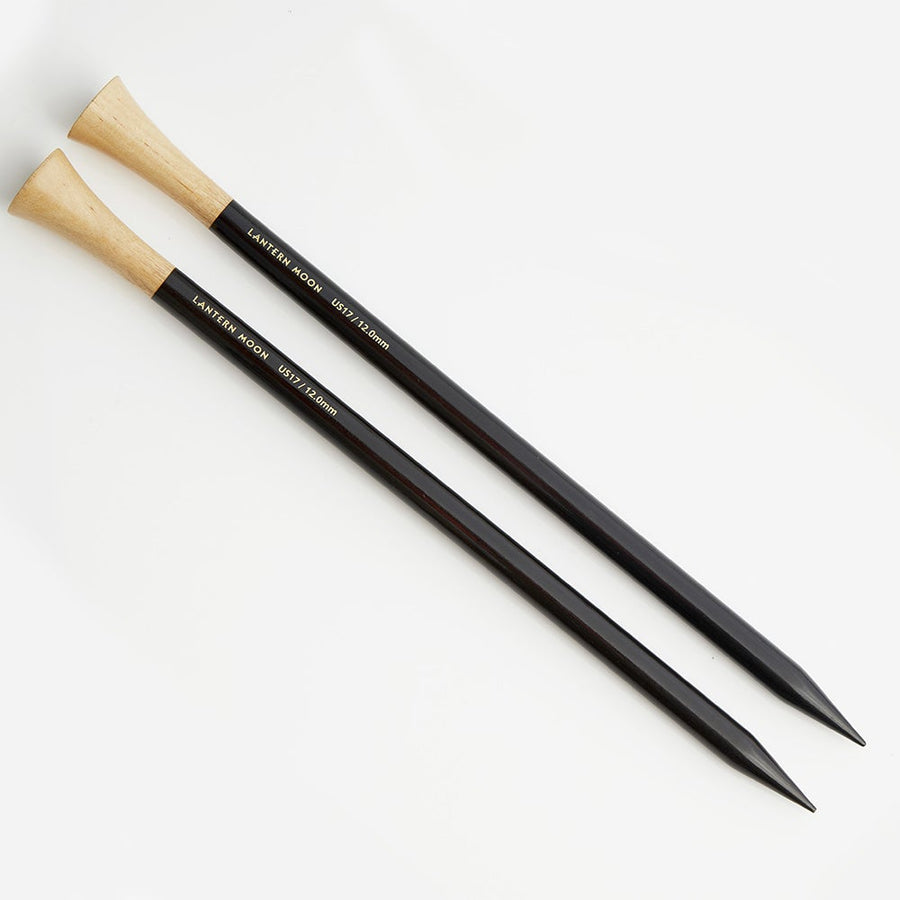 Lantern Moon Ebony Straight Needles | 10 in.