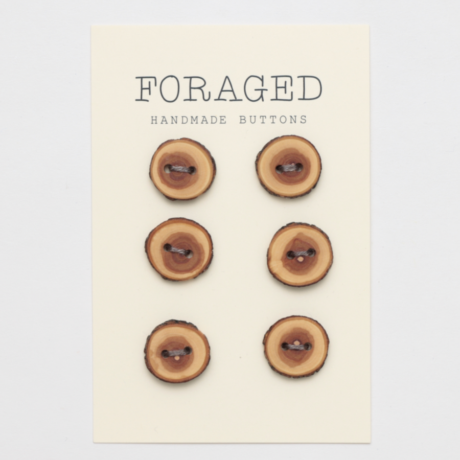 Foraged Handmade Buttons | Small x 6